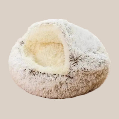 Cozy Cat Cave | Plush Cat Bed with Soft Textures for Ultimate Comfort 3