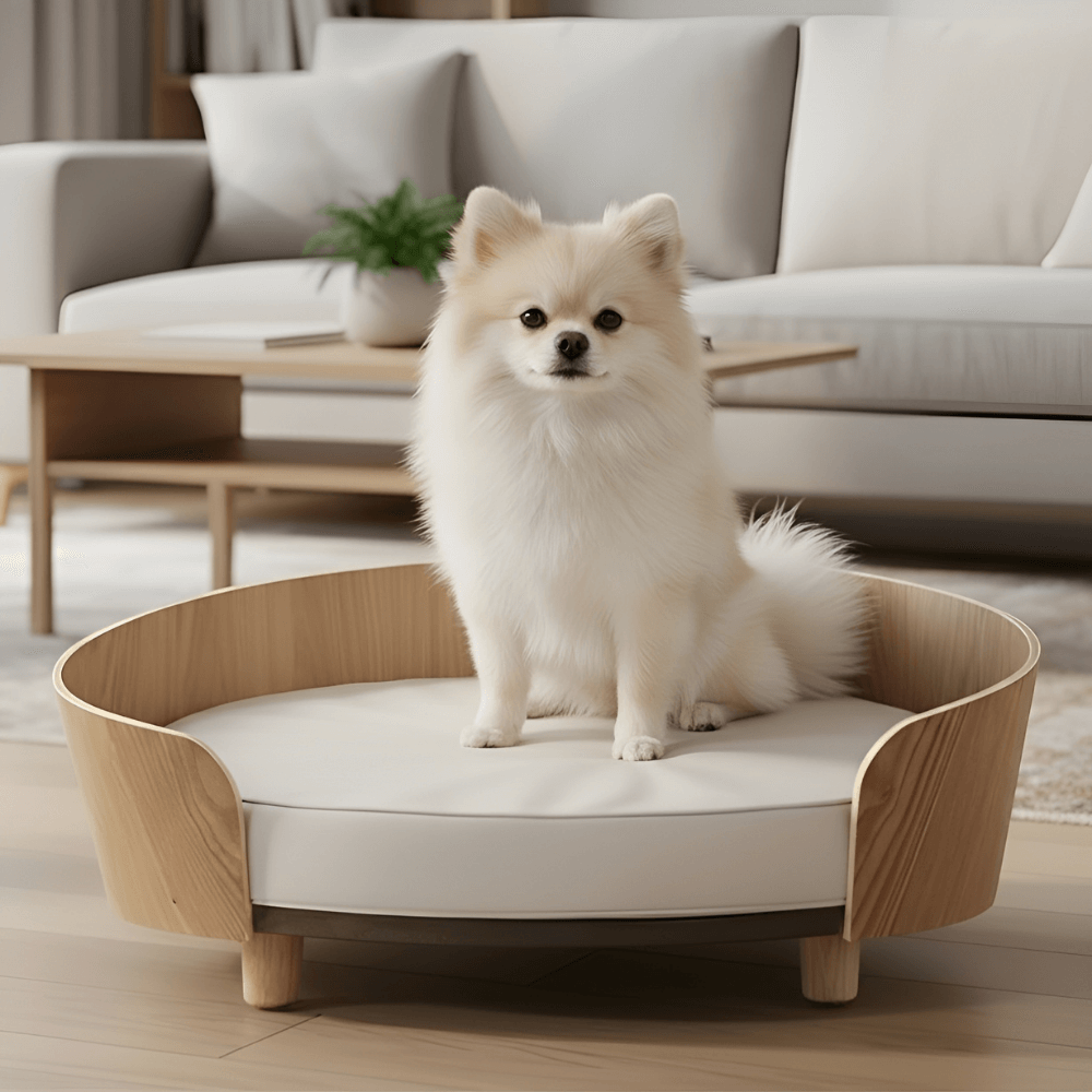 Cozy Haven | Elevated Dog Bed with Thick Cushion & Non-Slip Design | Secure Space for Ultimate Comfort 0