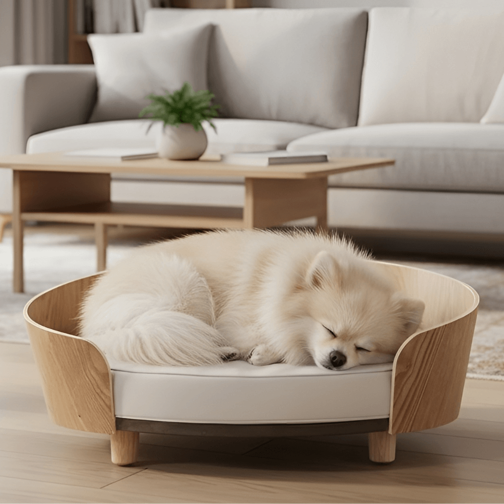 Cozy Haven | Elevated Dog Bed with Thick Cushion & Non-Slip Design | Secure Space for Ultimate Comfort 1