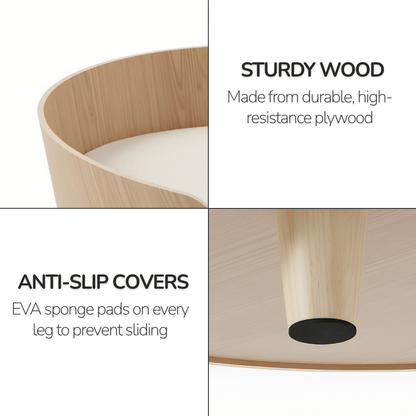 Cozy Haven | Elevated Dog Bed with Thick Cushion & Non-Slip Design | Secure Space for Ultimate Comfort 3