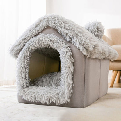 Cozy Haven | Universal Pet Bed for Dogs & Cats with Washable Cover | Non-Slip Design for Ultimate Comfort 0