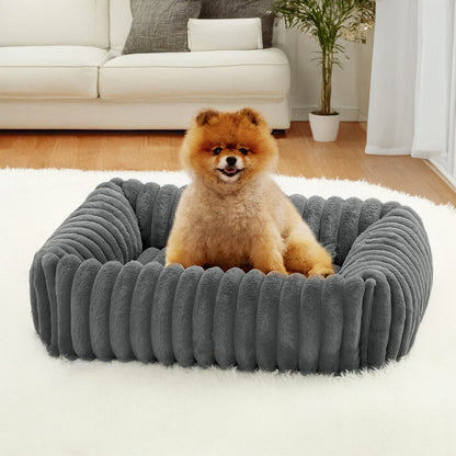 Cozy Orthopedic Dog Bed with Plush Interior | Large Size for Joint Relief and Warmth 0