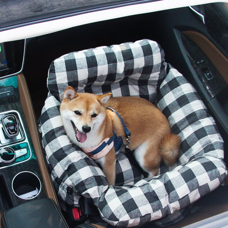 Cozy Pet Collection | Dog Booster Seat with Adjustable Safety Harness | Portable Design for Comfortable Travel 11