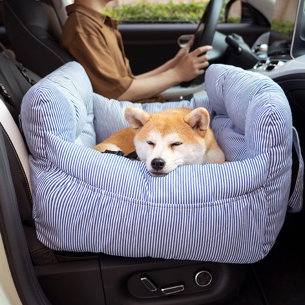 Cozy Pet Collection | Dog Booster Seat with Adjustable Safety Harness | Portable Design for Comfortable Travel 2