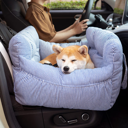 Cozy Pet Collection | Dog Booster Seat with Adjustable Safety Harness | Portable Design for Comfortable Travel 2