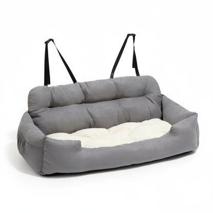Cozy Pet Collection | Travel Dog Bed with Adjustable Safety Straps | Comfortable Space for Pets on the Go 0