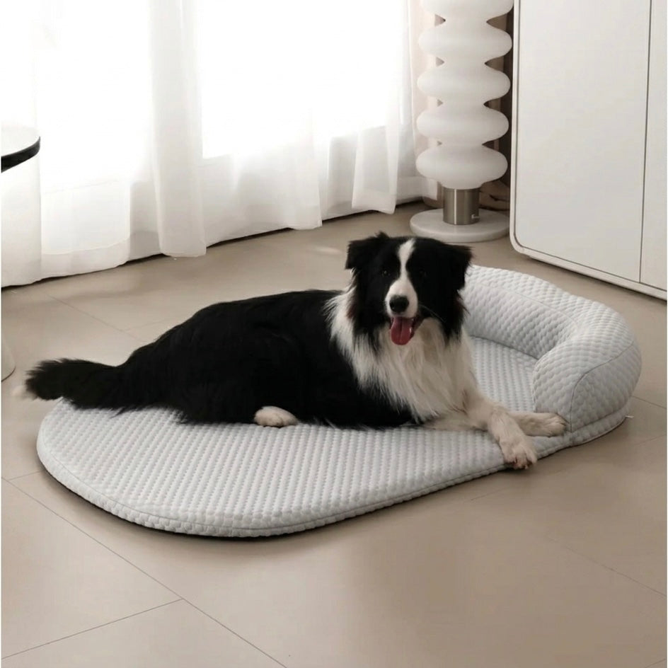 Orthopedic Cooling Dog Bed with Gel Mat & Joint Support