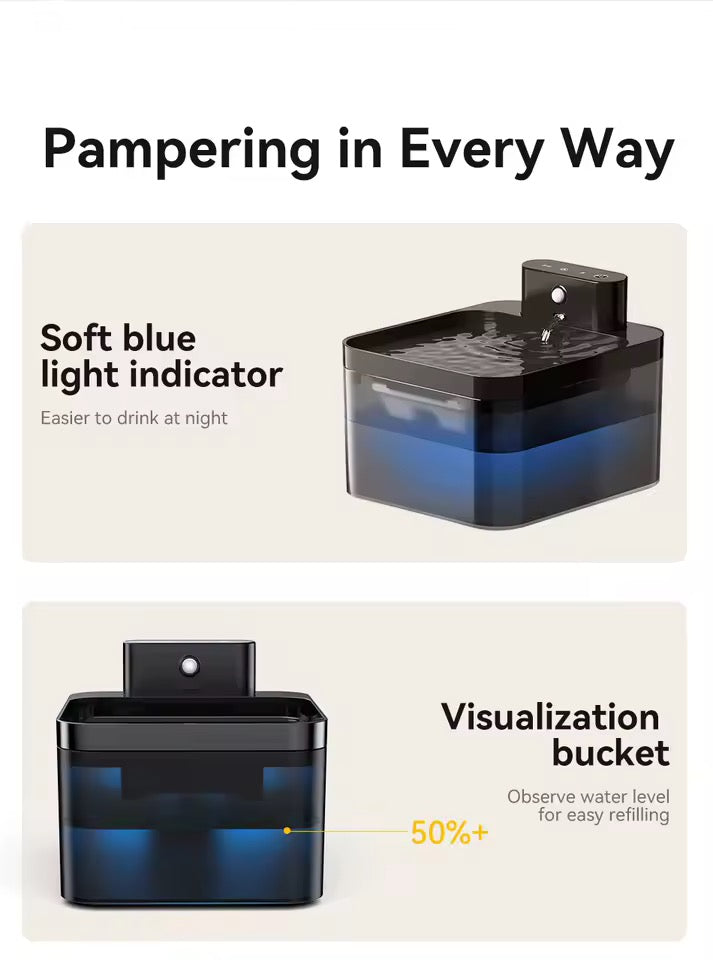 AquaPaw | Automatic Cat Fountain | Advanced Filtration & Ultra-Quiet