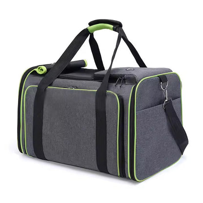 Expandable Pet Carrier Bag – Breathable Mesh, Foldable & Lightweight