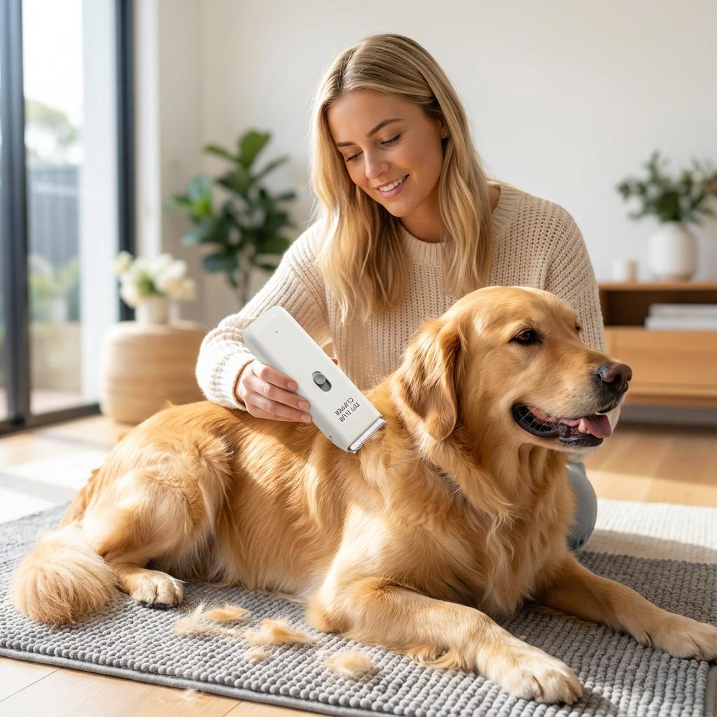 GroomEase | Cordless Dog Clipper with 6000 RPM Motor | Quiet & Safe Grooming Tool for Stress-Free Pet Care 0