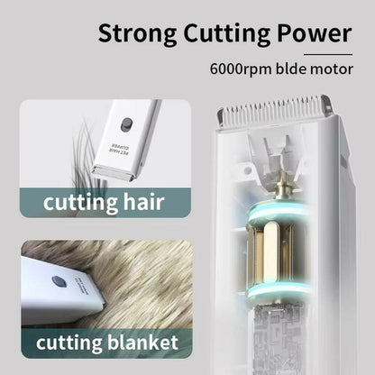 GroomEase | Cordless Dog Clipper with 6000 RPM Motor | Quiet & Safe Grooming Tool for Stress-Free Pet Care 8