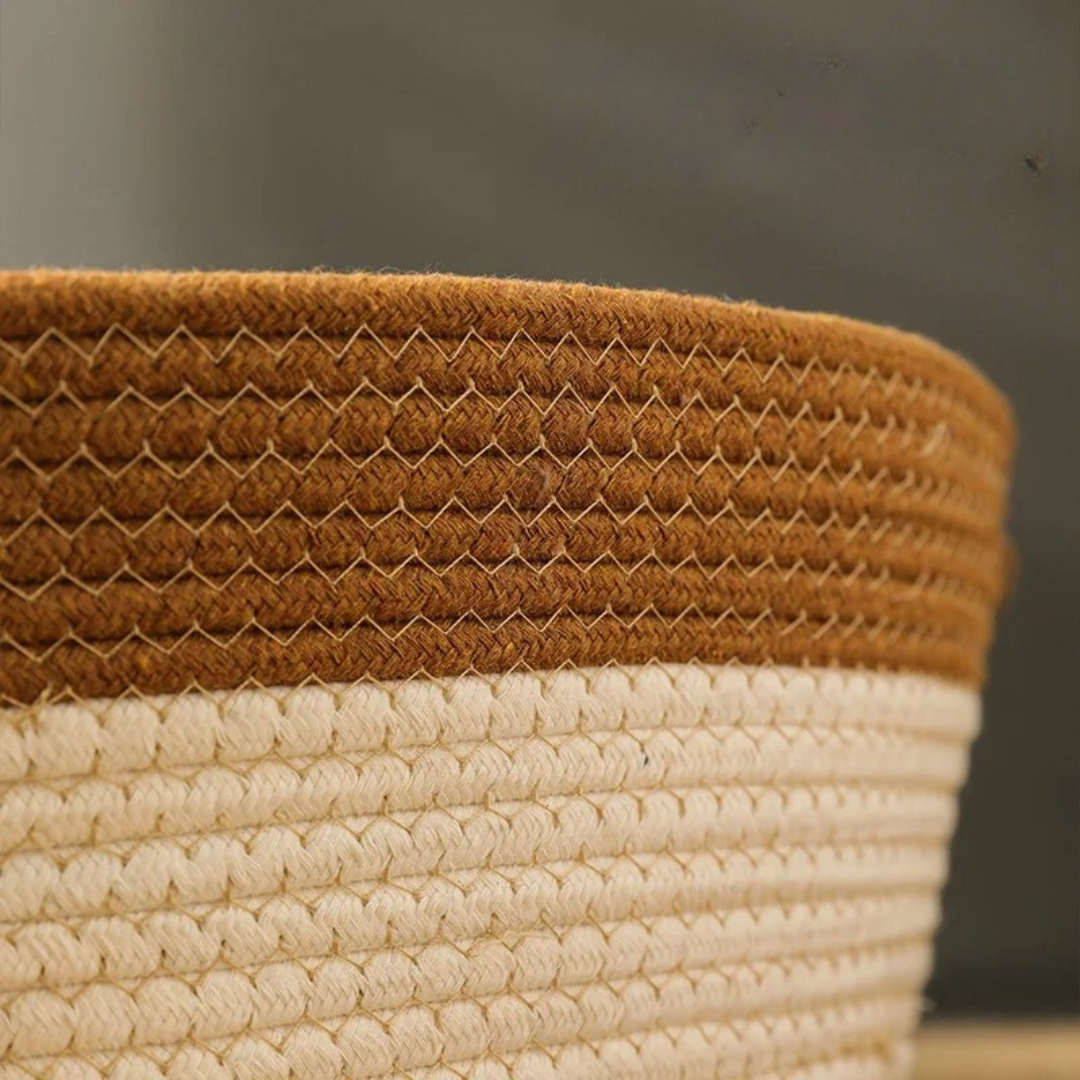 Handwoven Cotton Rope Cat Bed with High Sides | Stylish & Durable Pet Furniture for Ultimate Comfort 5