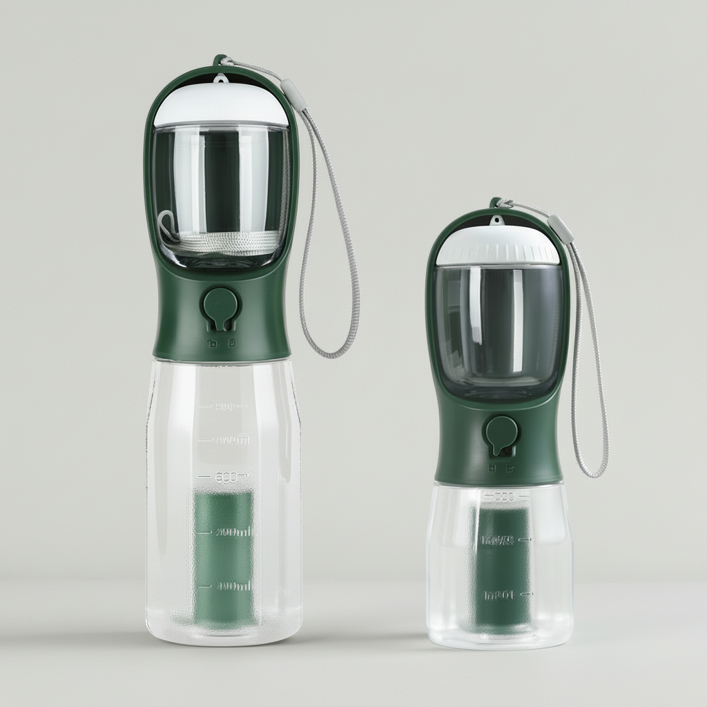 Hydration Buddy | Portable Dog Water Bottle with Temperature Indicator | Universal Design for Safe Hydration on Walks and Travel 10