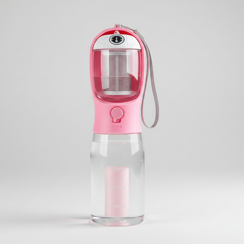 Hydration Buddy | Portable Dog Water Bottle with Temperature Indicator | Universal Design for Safe Hydration on Walks and Travel 3