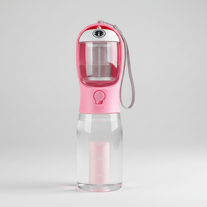 Hydration Buddy | Portable Dog Water Bottle with Temperature Indicator | Universal Design for Safe Hydration on Walks and Travel 3