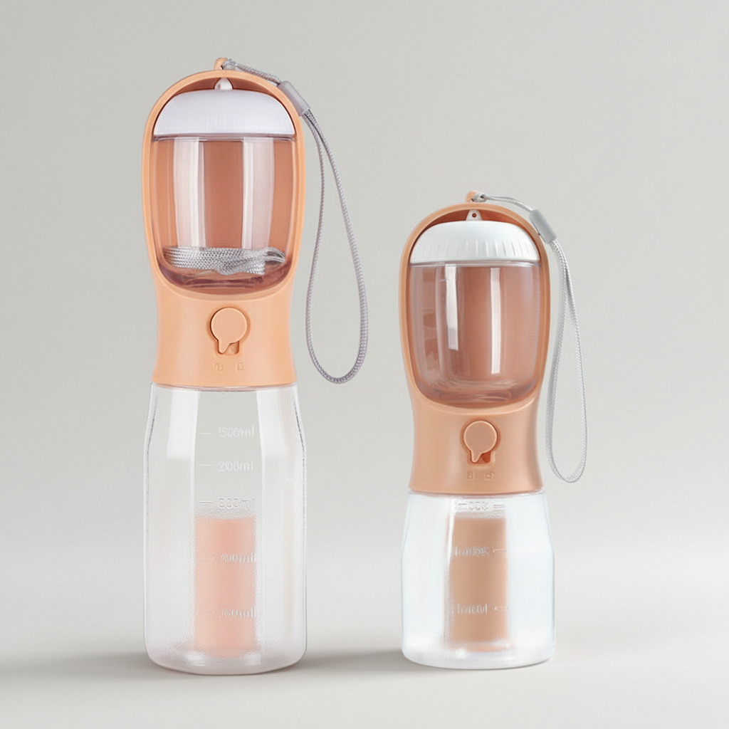 Hydration Buddy | Portable Dog Water Bottle with Temperature Indicator | Universal Design for Safe Hydration on Walks and Travel 9