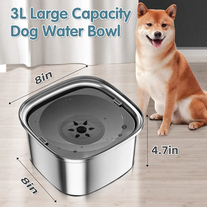 HydroPaw | Slow Feeder Dog Bowl with Spill-Proof Design | Durable Stainless Steel for Clean Hydration 1