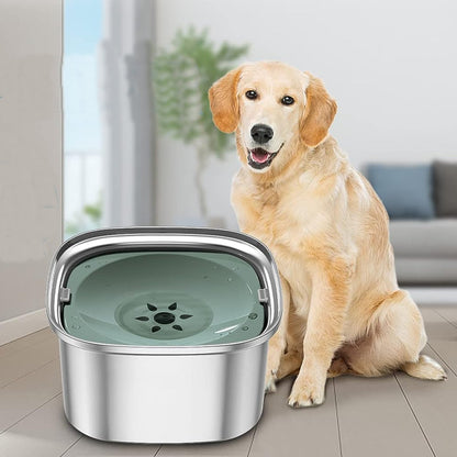 HydroPaw | Slow Feeder Dog Bowl with Spill-Proof Design | Durable Stainless Steel for Clean Hydration 11
