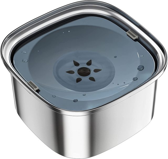 HydroPaw | Slow Feeder Dog Bowl with Spill-Proof Design | Durable Stainless Steel for Clean Hydration 8