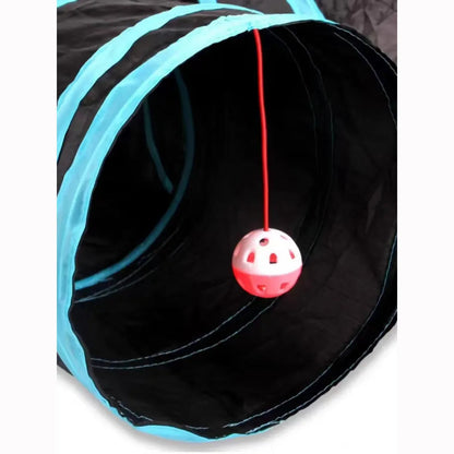 Interactive Cat Tunnel Toy with Crinkle Sounds | Foldable Play Tunnel for Indoor Cats 1