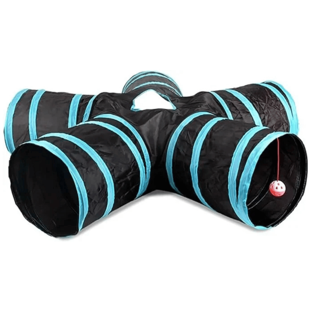 Interactive Cat Tunnel Toy with Crinkle Sounds | Foldable Play Tunnel for Indoor Cats 2
