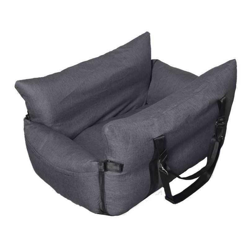 Luxurious Dog Car Seat Bed | Soft & Durable Design with Adjustable Straps | Cozy Travel Accessory for Pets 3
