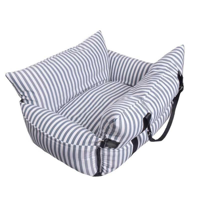 Luxurious Dog Car Seat Bed | Soft & Durable Design with Adjustable Straps | Cozy Travel Accessory for Pets 4