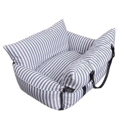 Luxurious Dog Car Seat Bed | Soft & Durable Design with Adjustable Straps | Cozy Travel Accessory for Pets 4