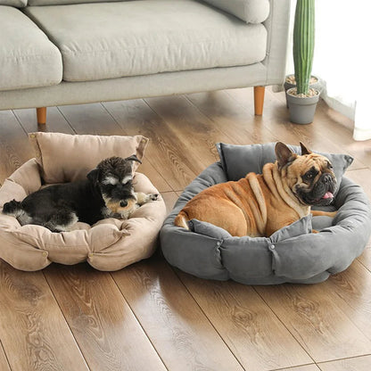Luxury Pet Bed | 3-in-1 Convertible Dog & Cat Bed with Soft Cotton Feel | Cozy Retreat for Ultimate Comfort 8