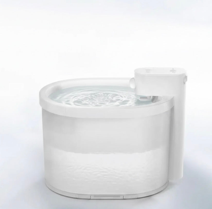 Motion Sensor Cat Water Fountain | 2L | 6-Layer Filtration | USB Rechargeable | Quiet | Black