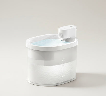Motion Sensor Cat Water Fountain | 2L | 6-Layer Filtration | USB Rechargeable | Quiet | Black