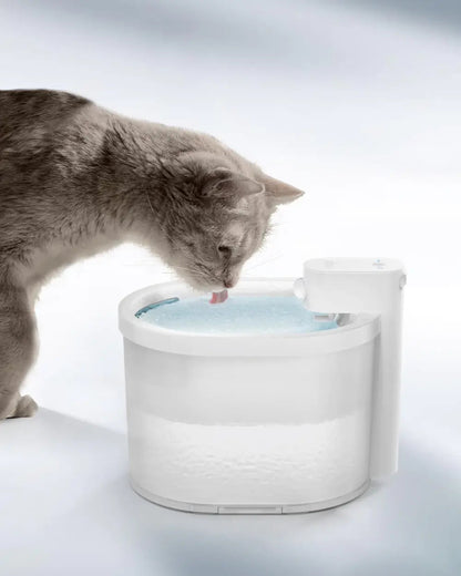 Motion Sensor Cat Water Fountain | 2L | 6-Layer Filtration | USB Rechargeable | Quiet | Black