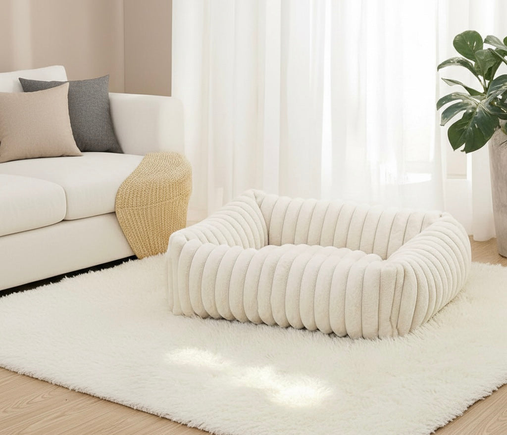 Orthopedic Dog Bed | Foam Base & Raised Edges | Small & Medium | 5 Colors | Hand Washable