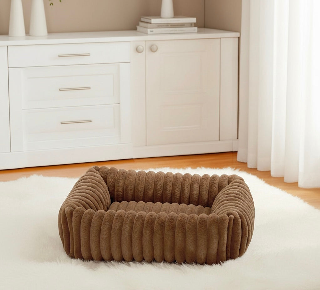 Orthopedic Dog Bed | Foam Base & Raised Edges | Small & Medium | 5 Colors | Hand Washable
