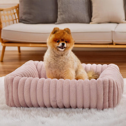 Orthopedic Dog Bed | Foam Base & Raised Edges | Small & Medium | 5 Colors | Hand Washable