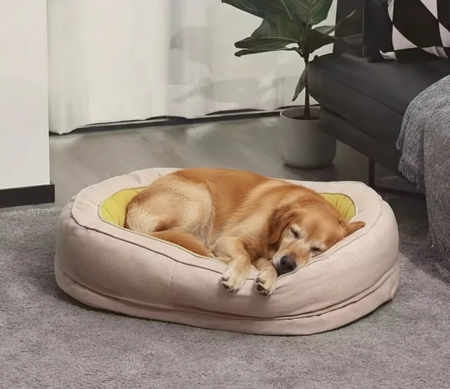 Orthopedic Dog Bed | Removable Washable Cover | Water-Resistant | Medium & Large | 6 Colors