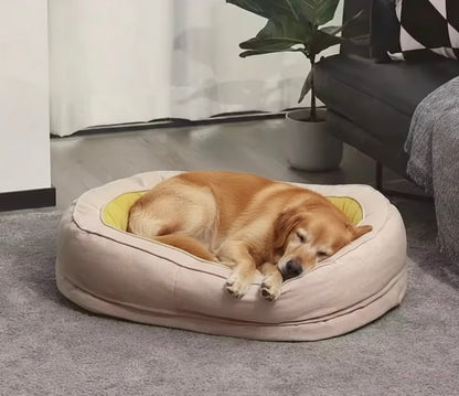 Orthopedic Dog Bed | Removable Washable Cover | Water-Resistant | Medium & Large | 6 Colors