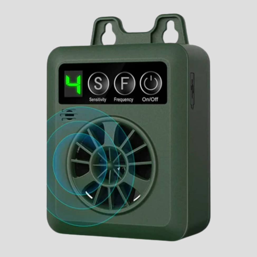 Outdoor Bark Control Device | Ultrasonic Anti Barking Device with Adjustable Sensitivity | Effective Dog Barking Deterrent for Peaceful Environments 0