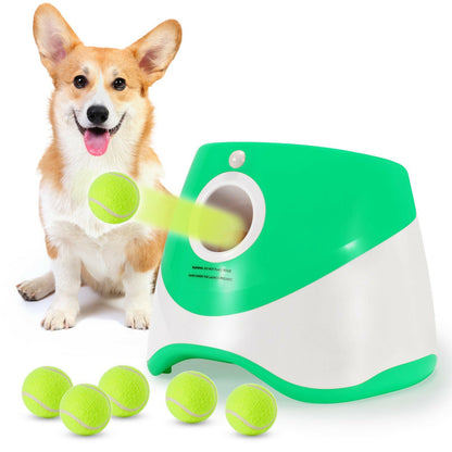 Pawfey | Automatic Ball Launcher for Dogs with Adjustable Distance | Interactive Fetch Toy for Endless Fun 0