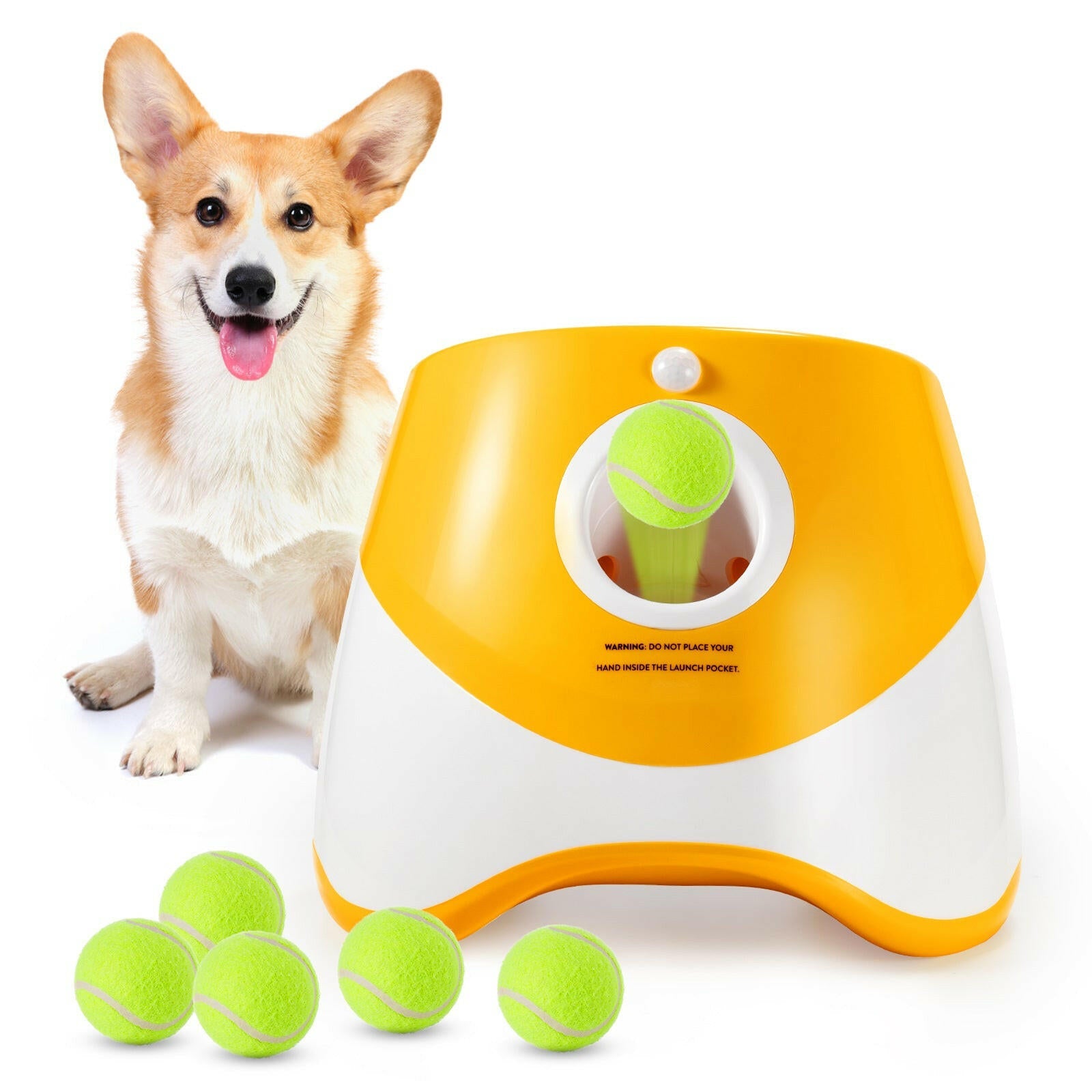 Pawfey | Automatic Ball Launcher for Dogs with Adjustable Distance | Interactive Fetch Toy for Endless Fun 1