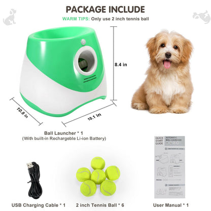 Pawfey | Automatic Ball Launcher for Dogs with Adjustable Distance | Interactive Fetch Toy for Endless Fun 6