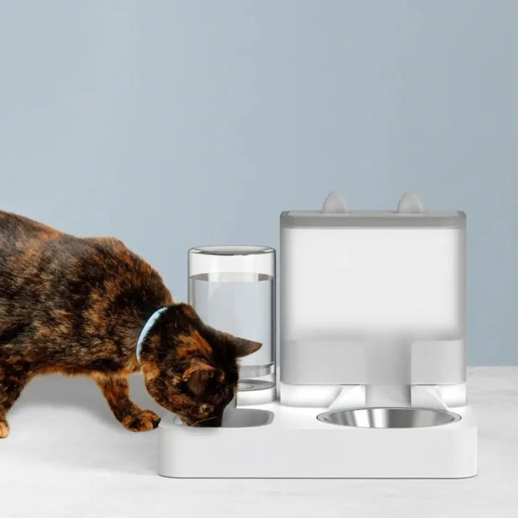Pet Care Station | Automatic Pet Feeder and Water Dispenser with Eco-Friendly Design | Convenient Solution for Busy Pet Owners 1