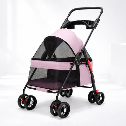Pet Companion | Lightweight Dog Stroller with Breathable Mesh Panels | Comfortable Travel Solution for Small Dogs 0