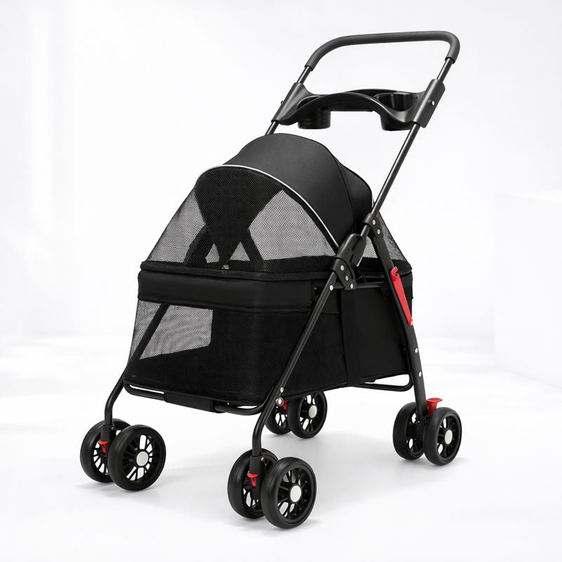 Pet Companion | Lightweight Dog Stroller with Breathable Mesh Panels | Comfortable Travel Solution for Small Dogs 10