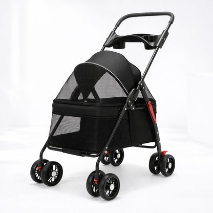 Pet Companion | Lightweight Dog Stroller with Breathable Mesh Panels | Comfortable Travel Solution for Small Dogs 10