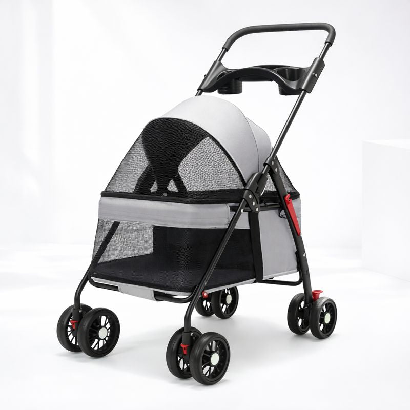 Pet Companion | Lightweight Dog Stroller with Breathable Mesh Panels | Comfortable Travel Solution for Small Dogs 8