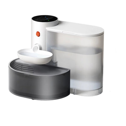 Pet Hydration Station | Cat Water Fountain with Self-Refill Design | Ultra-Quiet Operation for Healthy Hydration 0