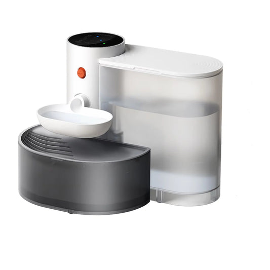 Pet Hydration Station | Cat Water Fountain with Self-Refill Design | Ultra-Quiet Operation for Healthy Hydration 0