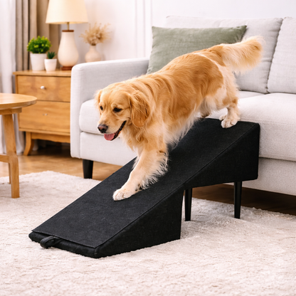 Pet Steps | 2-in-1 Dog Ramp for Bed & Car with Non-Slip Surface | Versatile Mobility Solution for Small Pets 0