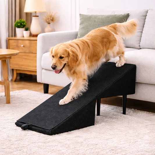 Pet Steps | 2-in-1 Dog Ramp for Bed & Car with Non-Slip Surface | Versatile Mobility Solution for Small Pets 0